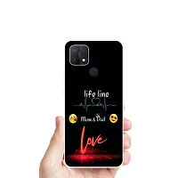 Stylish Silicon Printed Back Case Cover for Oppo A15-thumb3