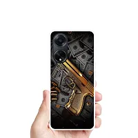 Trendy Silicone Printed Mobile Back Cover for Oppo F23-5G-thumb2