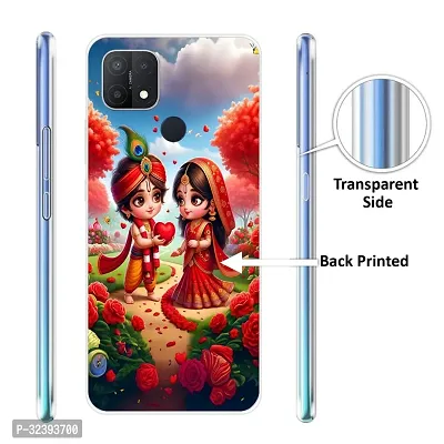 Stylish Silicon Printed Back Case Cover for Oppo A15-thumb4