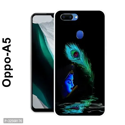 Stylish Silicon Printed Back Case Cover for Oppo A5