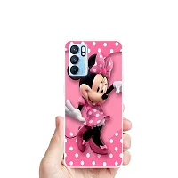 Stylish Silicon Printed Back Cover for Oppo Reno 6 5G-thumb2