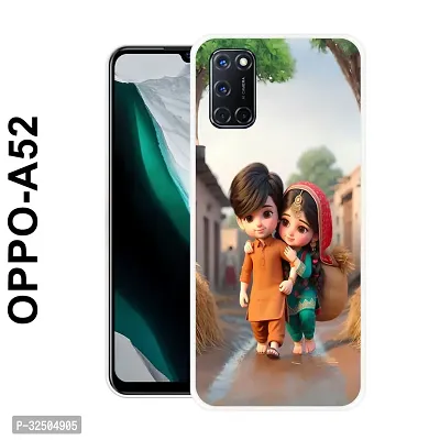 Stylish Silicon Back Cover for Oppo A52