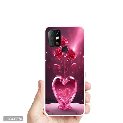 Stylish Silicon Printed Back Case Cover for Infinix Hot 10-thumb3