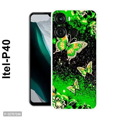 Stylish Multicolored Silicone Printed Back Case Cover For Itel-P-40-thumb0