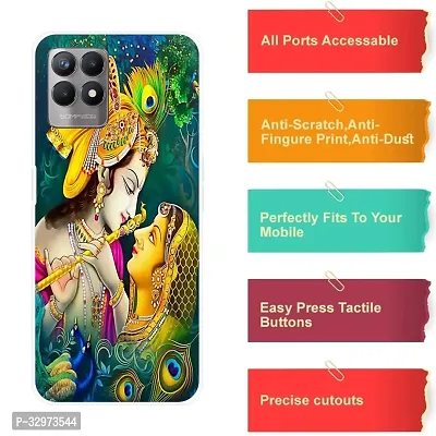 Stylish Silicon Printed Back Case Cover for Realme 8i-thumb2