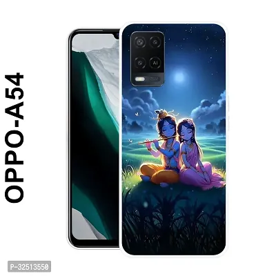 Stylish Silicon Printed Back Cover for Oppo A54