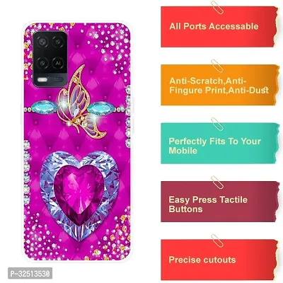 Stylish Silicon Printed Back Cover for Oppo A54-thumb4