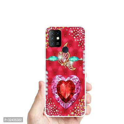 Stylish Silicon Printed Back Case Cover for Infinix Hot 10-thumb3