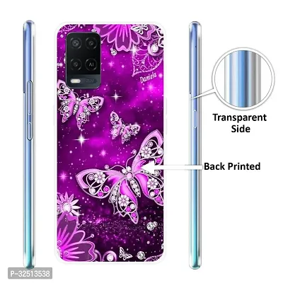 Stylish Silicon Printed Back Cover for Oppo A54-thumb2