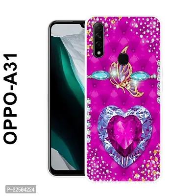 Stylish Silicon Printed Back Cover for OPPO A31-thumb0