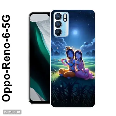 Stylish Silicon Printed Back Cover for Oppo Reno 6 5G