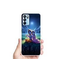 Stylish Silicon Printed Back Cover for Oppo Reno 6 5G-thumb2