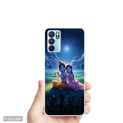 Stylish Silicon Printed Back Cover for Oppo Reno 6 5G-thumb3