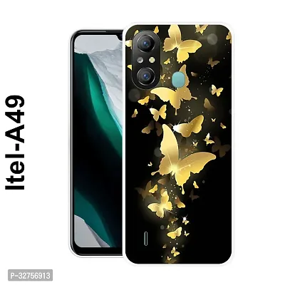 Stylish Silicon Printed Back Cover for Itel A49-thumb0