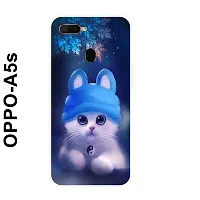 Stylish Silicon Printed Back Case Cover for Oppo A5s-thumb3