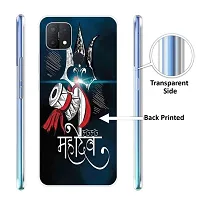 Stylish Silicon Printed Back Case Cover for Oppo A15-thumb2