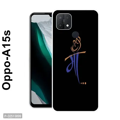 Stylish Silicon Back Cover for Oppo A15s-thumb0