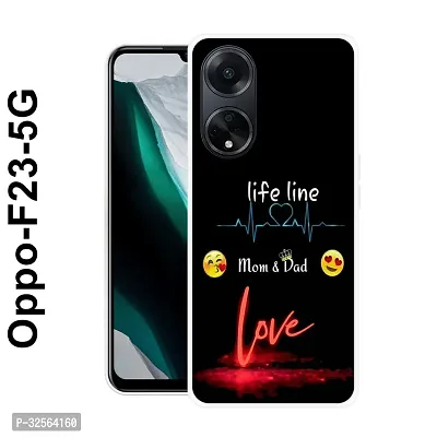 Trendy Silicone Printed Mobile Back Cover For Oppo- F23-5G-thumb0