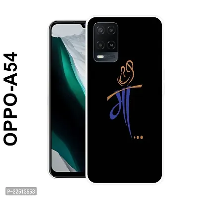 Stylish Silicon Printed Back Cover for Oppo A54