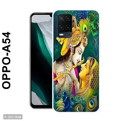 Stylish Silicon Printed Back Cover for Oppo A54