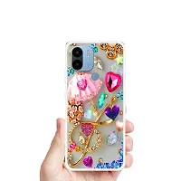 Stylish Silicone Printed Back Case Cover for Poco C 50-thumb2