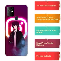 Stylish Silicon Printed Back Case Cover for Infinix Hot 10-thumb3