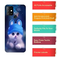 Stylish Silicon Printed Back Case Cover for Infinix Hot 10-thumb3