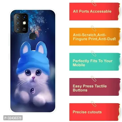 Stylish Silicon Printed Back Case Cover for Infinix Hot 10-thumb4