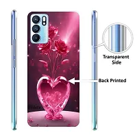 Stylish Silicon Printed Back Cover for Oppo Reno 6 5G-thumb1