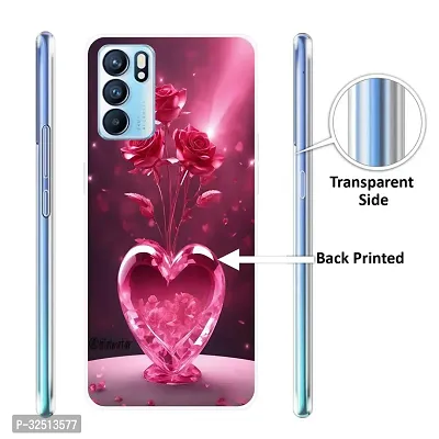 Stylish Silicon Printed Back Cover for Oppo Reno 6 5G-thumb2