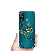 Stylish Silicon Printed Back Cover for Itel A49-thumb2