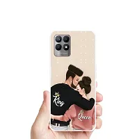 Stylish Silicon Printed Back Cover for Realme 8i-thumb2