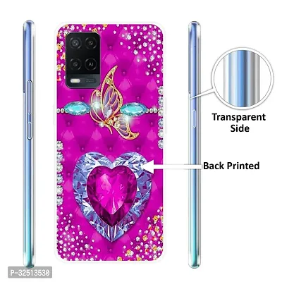 Stylish Silicon Printed Back Cover for Oppo A54-thumb2