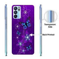 Stylish Silicon Printed Back Cover for Oppo Reno 6 5G-thumb1