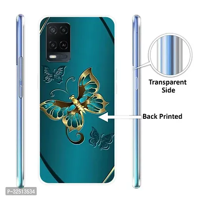 Stylish Silicon Printed Back Cover for Oppo A54-thumb2