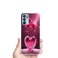 Stylish Silicon Printed Back Cover for Oppo Reno 6 5G-thumb2