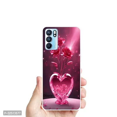 Stylish Silicon Printed Back Cover for Oppo Reno 6 5G-thumb3