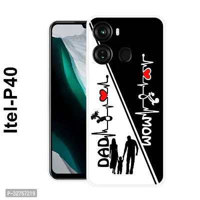 Stylish Multicolored Silicone Printed Back Case Cover For Itel-P-40