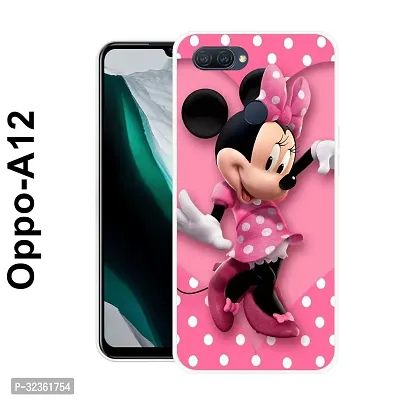 Stylish Silicon Printed Back Case Cover for Oppo A12-thumb0