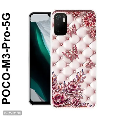 Stylish Silicon Printed Back Case Cover for Poco M3 Pro-thumb0