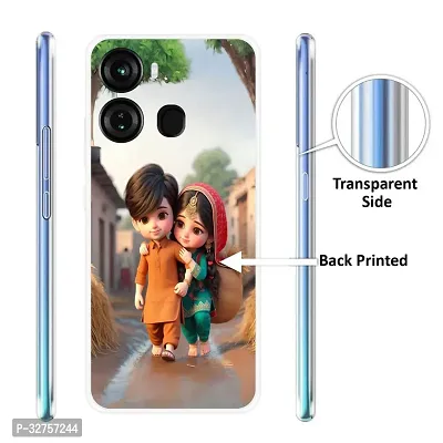 Stylish Multicolored Silicone Printed Back Case Cover For Itel-P-40-thumb2