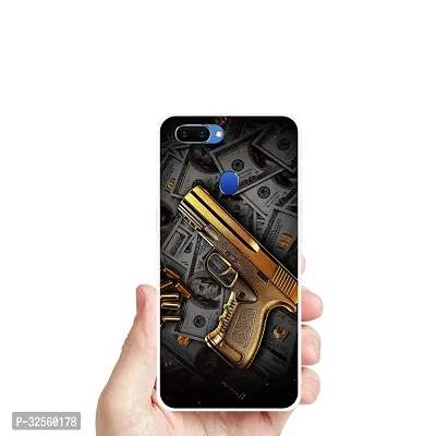 Stylish Silicon Printed Back Case Cover for Oppo A5-thumb3