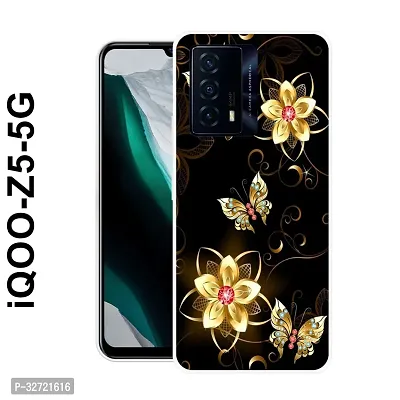 Stylish Silicon Printed Back Case Cover for Iqoo Z5 5G-thumb0