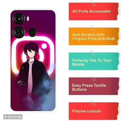 Stylish Multicolored Silicone Printed Back Case Cover For Itel-P-40-thumb4