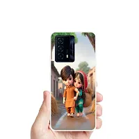 Stylish Silicon Printed Back Case Cover for Iqoo Z5 5G-thumb2