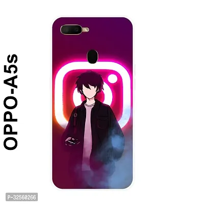 Stylish Silicon Printed Back Case Cover for Oppo A5s-thumb3