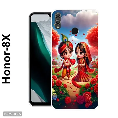 Stylish Silicon Printed Back Case Cover for Honor 8x