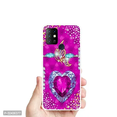 Stylish Silicon Printed Back Case Cover for Infinix Hot 10-thumb3