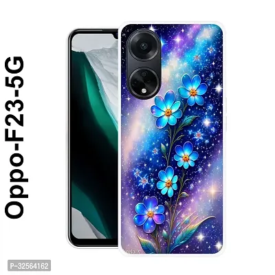 Trendy Silicone Printed Mobile Back Cover For Oppo- F23-5G