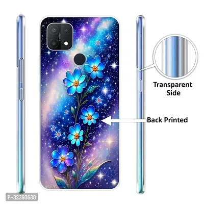 Stylish Silicon Printed Back Case Cover for Oppo A15-thumb3